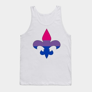 Fleur De Lis Bi Pride! Tank Top